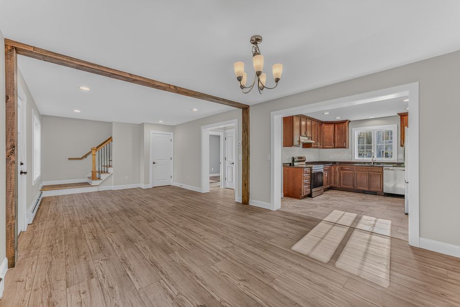 Dining room, open to kitchen and living room