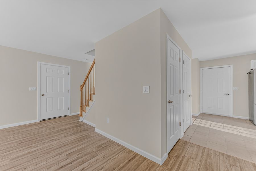 Main-level hall to kitchen